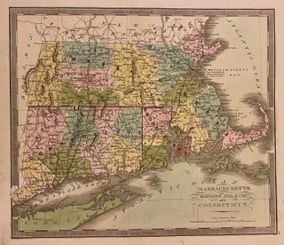 Item #310640 Massachusetts, Rhode Island, and Connecticut. Jeremiah GREENLEAF