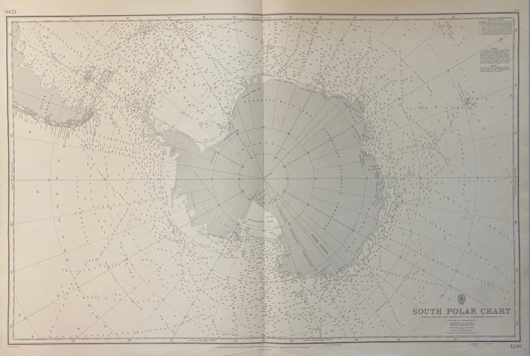 Item #310676 South Polar Chart. A. G. N. WYATT.