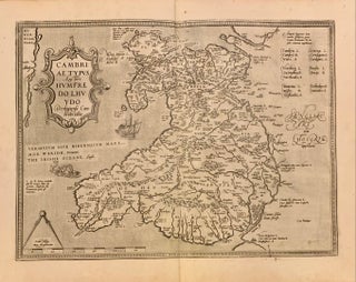 Item #310691 Cambriae Typus Auctore Humfredo Lhuydo; [Map of Wales by Humphrey Lhuyd]. Abraham...
