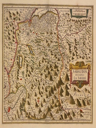 Item #310698 Sabaudia Ducatus La Savoie. Gerard MERCATOR, Jodocus HONDIUS