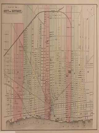 Item #310762 Plan of the City of Detroit. S. Augustus MITCHELL Jr