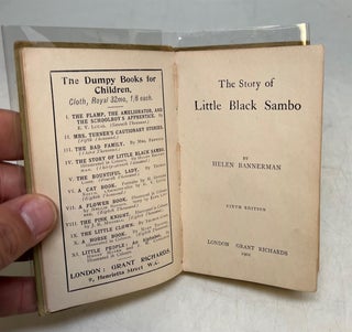 The Story of Little Black Sambo.; The Dumpy Books for Children, No. 4.