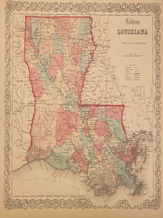 Item #311297 Colton's Louisiana. J. H. COLTON, Co