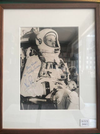 Item #311313 Autographed photo signed in full by the American astronaut and first man to walk on...