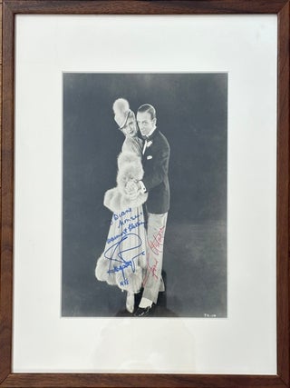 Item #311317 Signed Photograph. Fred ASTAIRE, Ginger ROGERS