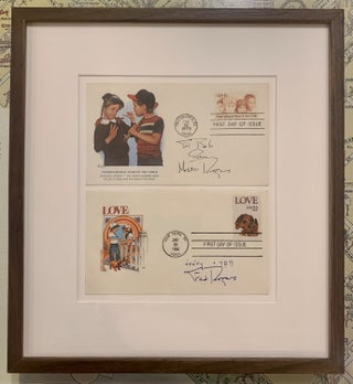 Item #311326 Two Signed First Day Covers (Mister Rogers Neighborhood). Fred ROGERS