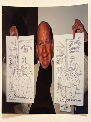 Original signed cartoon (James Lowe Autographs, New York); Custom version of New Yorker cartoon