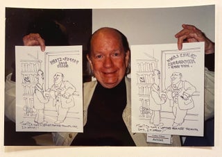 Original signed cartoon (James Lowe Autographs, New York); Custom version of New Yorker cartoon