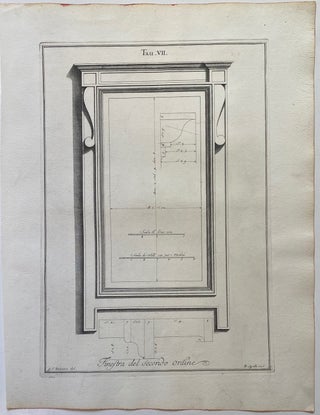 Item #312394 Finestra esteriore della Libreria. Giuseppi Ignazio ROSSI