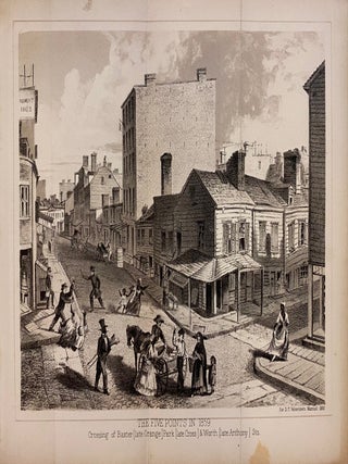 Item #312830 The Five Points in 1859 - Crossing of Baxter (late Orange) Park (late cross) & Worth...