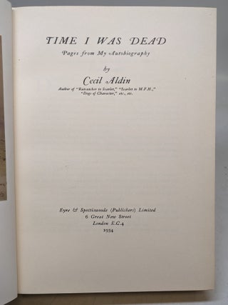 Time I Was Dead: Pages From My Autobiography