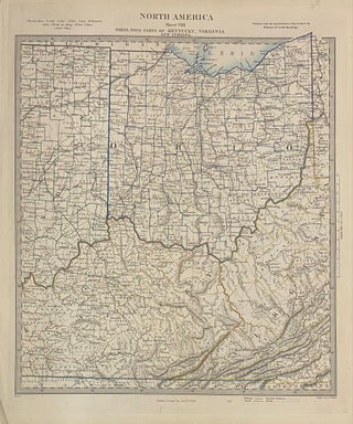 Item #313469 North America Sheet VIII Ohio, with Parts of Kentucky, Virginia, and Indiana. SDUK,...
