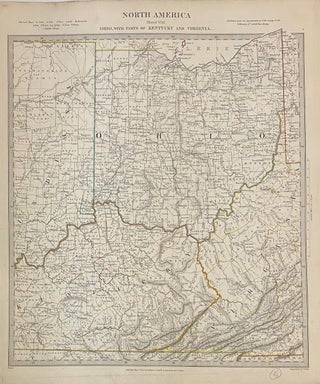 Item #313543 North America Sheet VIII Ohio, with Parts of Kentucky and Virginia. SDUK, Society...
