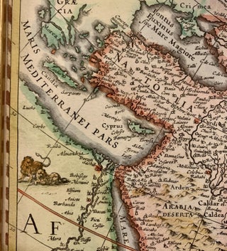 Asia recens summa cura delineata Auct Jud Hondio 1631.