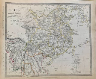 Item #313656 China; The Interior Chiefly from du Halde and the Jesuits 1710 to 1718 and the Sea...