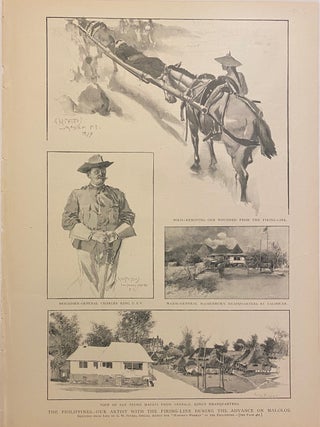 Item #313688 The Philippines - Our Artist with the Firing-Line during the Advance on Malolos....