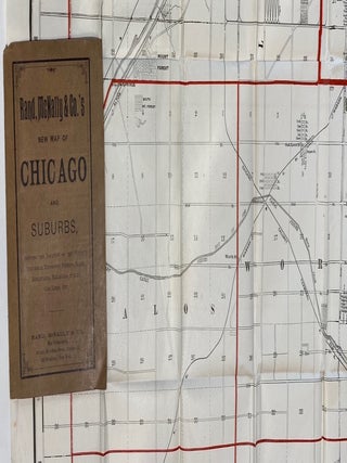 New Map of Chicago and Suburbs showing the location of the World's Columbian Exposition