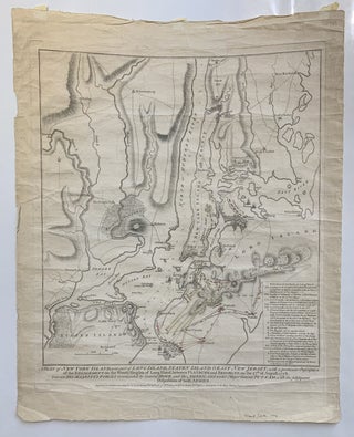 A Plan of New York Island, With Part of Long Island, Staten Island & East New Jersey, With a Particular Description of the Engagement on the Woody Heights of Long Island, Between Flatbush and Brooklyn, on the 27th of August 1776 Between His Majesty's Forces Commanded by General Howe and the Americans Under Major General Putnam, with the Subsequent Disposition of Both Armies.