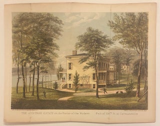 Item #314944 The Audubon Estate on the Banks of the Hudson.; Foot of 156th St. at Carmansville....