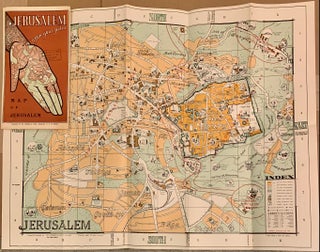 Item #315313 Jerusalem Upon Your Palm; Map of Jerusalem. THE COMMERCIAL PRESS