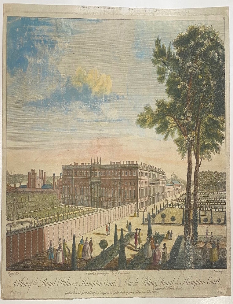 Item #315540 A View of the Royal Palace of Hampton Court. Jacques RIGAUD.