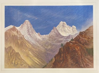 Item #315545 Monte Viso from the Col de la Croix. Elijah WALTON