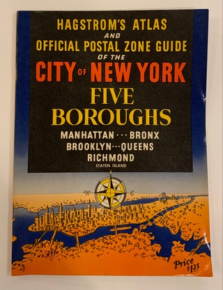 Item #315860 Hagstrom's Atlas and Official Postal Zone Guide of the City of New York Five...