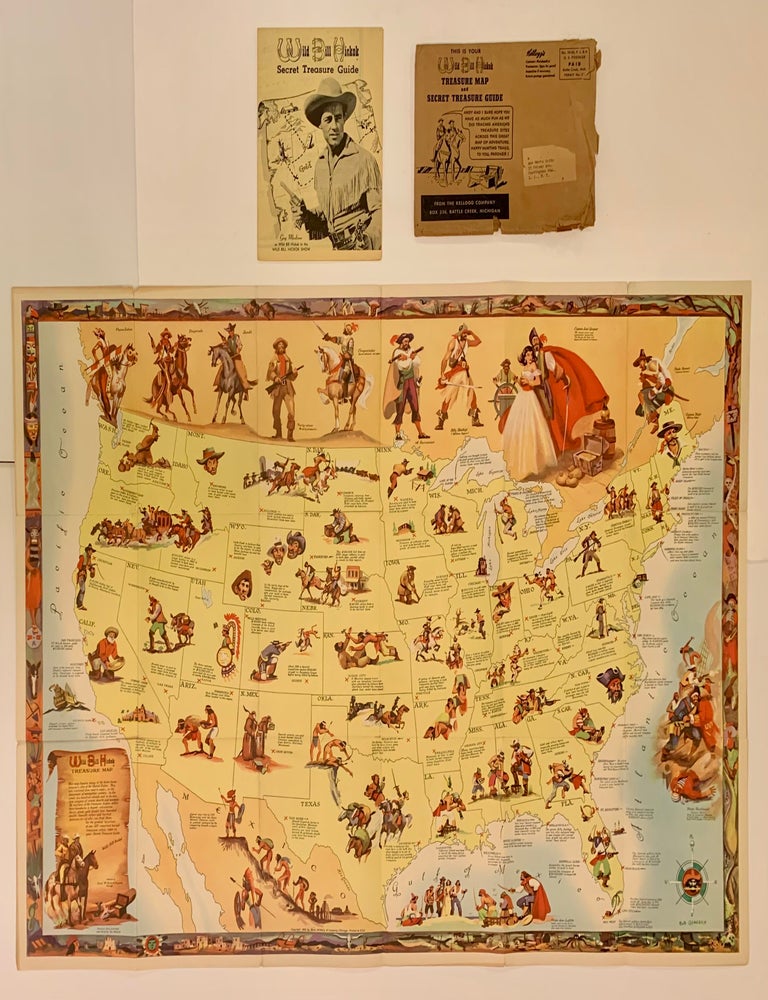 Item #316156 Wild Bill Hickok Treasure Map. MCNALLY RAND, CO.