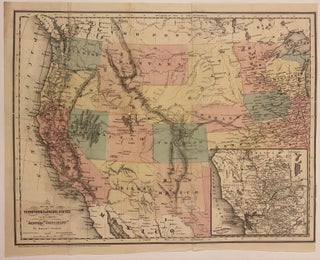 Item #316213 Map of the Territories & Pacific States; to Accompany "Across the Continent" Samuel...