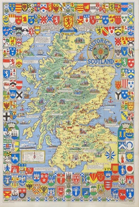 Item #316377 Historical Map of Scotland. L. G. BULLOCK