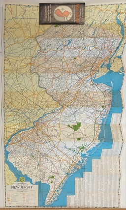 Item #316531 Hagstrom's Official Map of New Jersey with New Highway Numbering System. HAGSTROM...