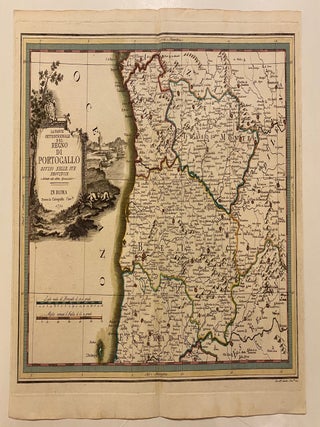 Item #316737 La Parte Septentrionale del Regno di Portogallo; Diviso Nelle Sue Provincie. G. M...