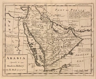 Item #317118 Arabia agreeable to Modern History. Herman MOLL