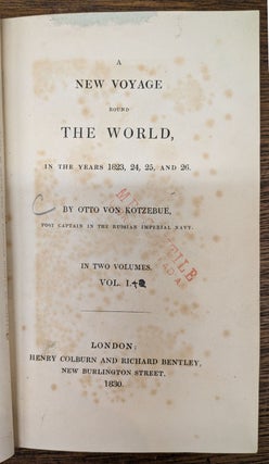 A New Voyage Round the World, in the Years 1823, 24, 25, and 26