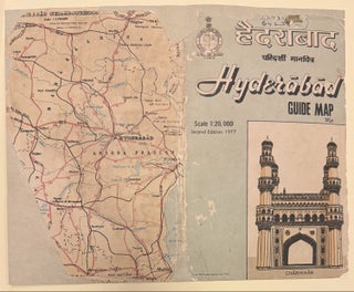 Item #318087 Hyderabad Guide Map and Bus Routes. SURVEY OF INDIA OFFICES