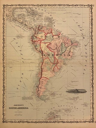Item #318111 Johnson's South America. JOHNSON, BROWNING