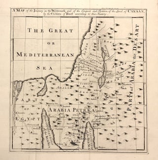 Item #318257 A Map of the Journey in the Wilderness and of the Conquest and Partition of the Land...
