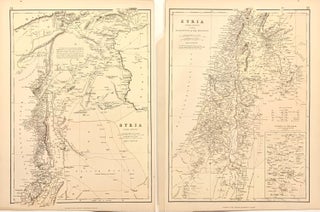 Item #319593 Syria (North Division) and Syria (South Division) including Palestine & the Hauran....