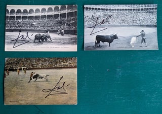 Item #320272 Three signed postcards. Salvador DALI