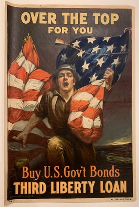 Item #320931 Over the Top for You; Buy U.S. Gov't Bonds, Third Liberty Loan. Sidney H. RIESENBERG