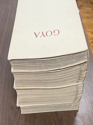 L'Oeuvre Peint de Goya: Catalogue Raissonne.