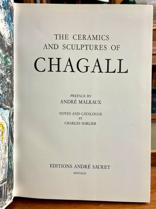 The Ceramics and Sculptures of Chagall.