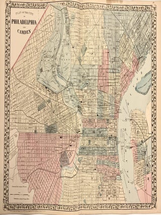 Item #321799 Plan of the City of Philadelphia and Camden. Samuel Augustus Jr MITCHELL