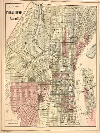 Item #321800 Plan of the City of Philadelphia and Camden. Samuel Augustus Jr MITCHELL
