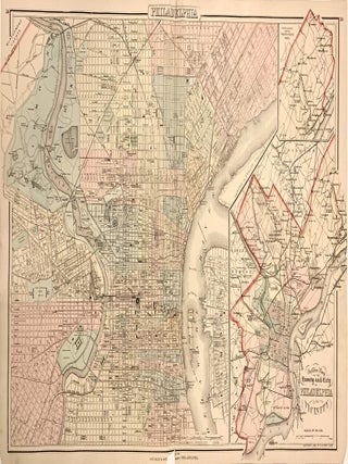 Item #321801 Outline Map of the County and City of Philadelphia and Vicinity. O. W. GRAY