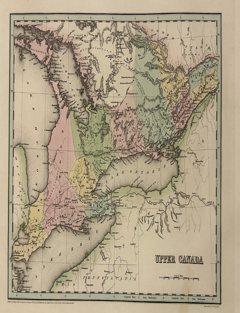 Item #321846 Upper Canada. Thomas Gamaliel BRADFORD.