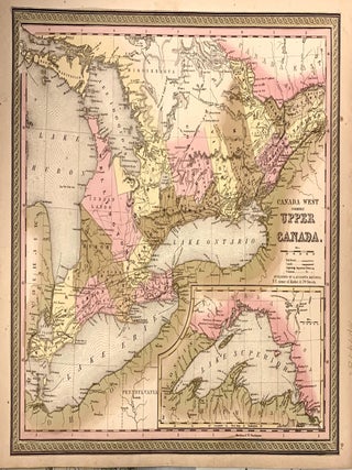 Item #321865 Canada West Formerly Upper Canada. Samuel Augustus Jr MITCHELL
