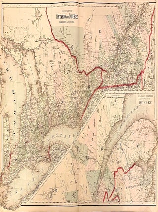 Item #321877 Provinces of Ontario and Quebec Dominion of Canada. O. W. GRAY