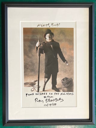 Item #321893 Signed Black-and-White Photograph. Ray BRADBURY