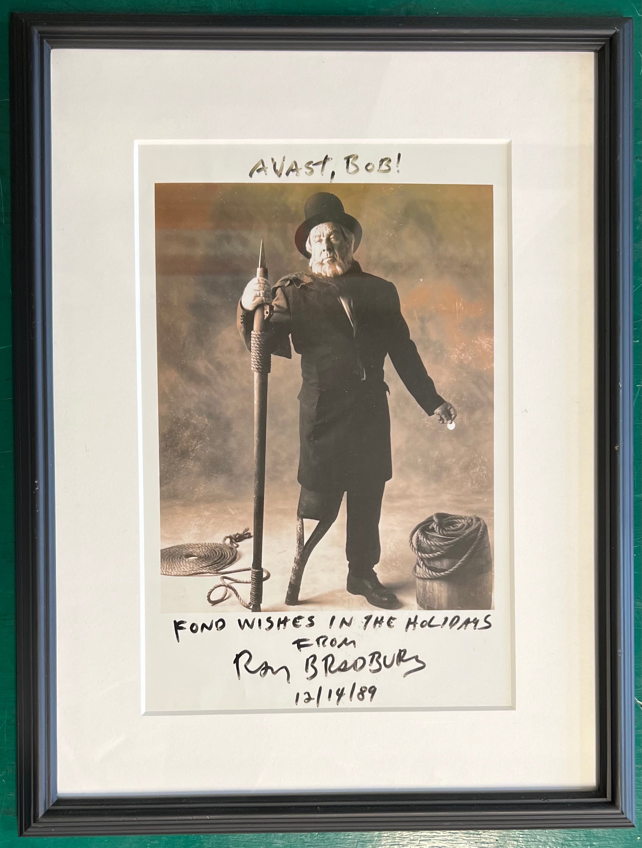321893 Signed Black-and-White Photograph | Ray BRADBURY
